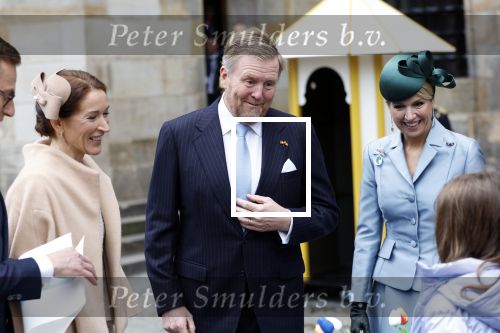 Amsterdam 11 december 2025
 Koning Willem-Alexander en koningin Maxima verwelkomende president van Finland Alexander Stubb met zijn echtgenote Suzanne Innes-Stubb op de Dam op de eerste dag van een tweedaags staatsbezoek aan Nederland. Ministers