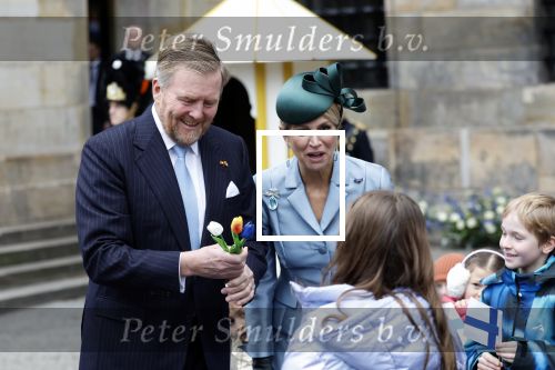 Amsterdam 11 december 2025
 Koning Willem-Alexander en koningin Maxima verwelkomende president van Finland Alexander Stubb met zijn echtgenote Suzanne Innes-Stubb op de Dam op de eerste dag van een tweedaags staatsbezoek aan Nederland. Ministers