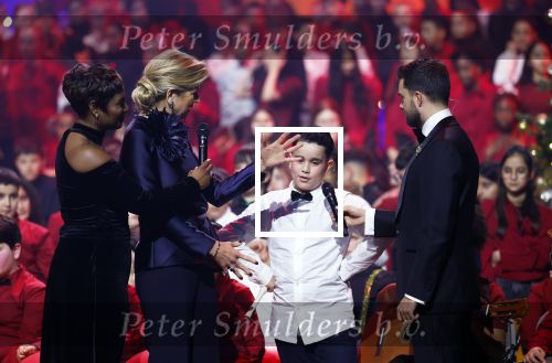 Breda 9 december 2025
Koningin Maxima bij het kerst Muziek gala in het chasse theater. Buddy Vedder en Edsilia Rombley presenteren het .