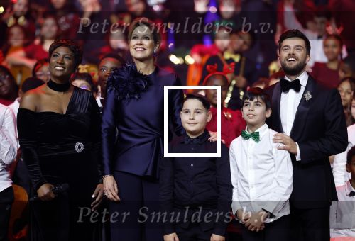 Breda 9 december 2025
Koningin Maxima bij het kerst Muziek gala in het chasse theater. Buddy Vedder en Edsilia Rombley presenteren het .