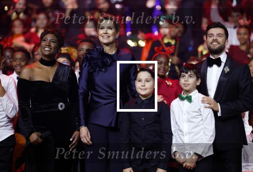 Breda 9 december 2025
Koningin Maxima bij het kerst Muziek gala in het chasse theater. Buddy Vedder en Edsilia Rombley presenteren het .