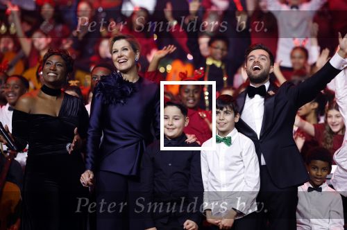 Breda 9 december 2025
Koningin Maxima bij het kerst Muziek gala in het chasse theater. Buddy Vedder en Edsilia Rombley presenteren het .