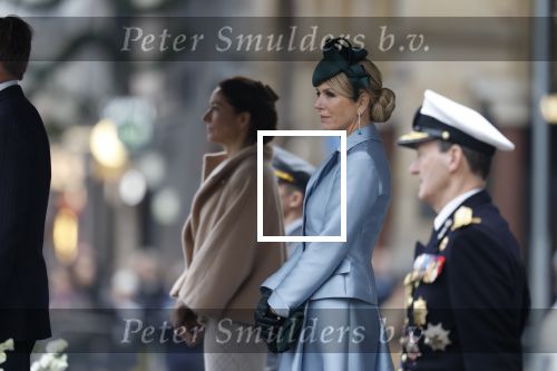 Amsterdam 11 december 2025
 Koning Willem-Alexander en koningin Maxima verwelkomende president van Finland Alexander Stubb met zijn echtgenote Suzanne Innes-Stubb op de Dam op de eerste dag van een tweedaags staatsbezoek aan Nederland