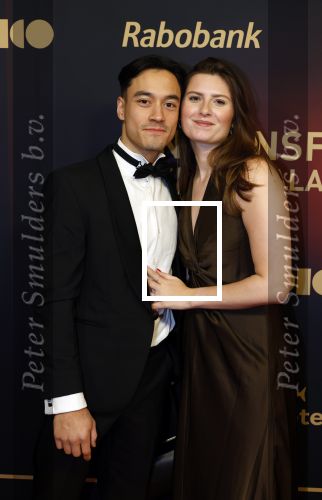 Papendal 17 december 2025
Sportgala waar oa de sportman en sportvrouw van het jaar gekozen worden . Loran de Munck op de rode loper met partner