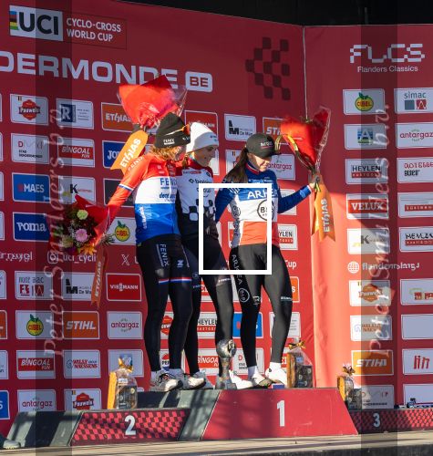 Podium ceremonie.