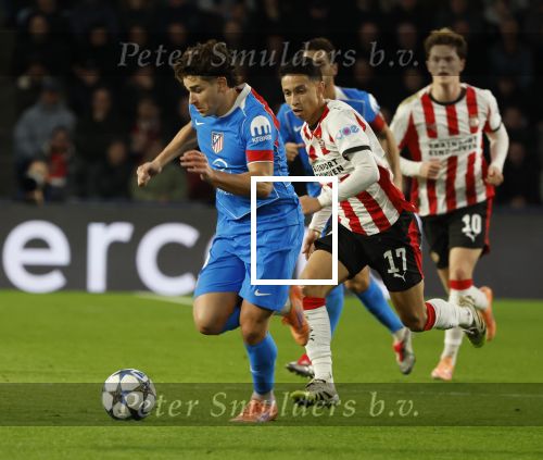 Eindhoven, 9 December 2025
PSV-Atletico Madrid, eindstand 2-3 CL
Championsleague
Mauro Junior