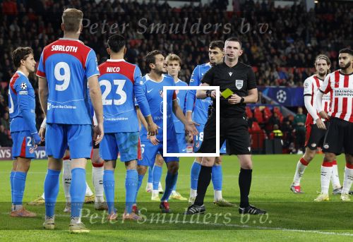 Eindhoven, 9 December 2025
PSV-Atletico Madrid, eindstand 2-3 CL
Championsleague
Michael Oliver referee England