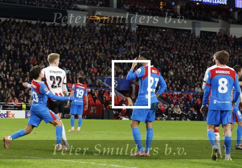 Eindhoven, 9 December 2025
PSV-Atletico Madrid, eindstand 2-3 CL
Championsleague