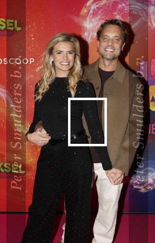 Amsterdam 7 december 2025
Premiere Juf Braaksel in Pathe Noord . Nicolette v Dam en haar man Bas Smit