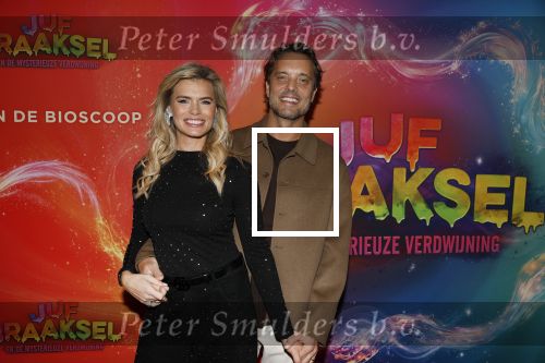 Amsterdam 7 december 2025
Premiere Juf Braaksel in Pathe Noord . Nicolette v Dam en haar man Bas Smit