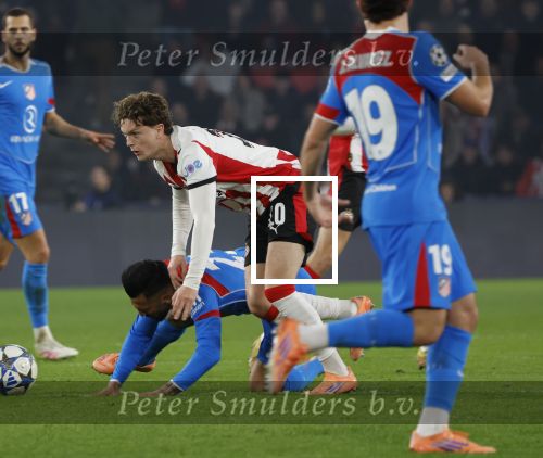 Eindhoven, 9 December 2025
PSV-Atletico Madrid, eindstand 2-3 CL
Championsleague
Paul Wanner met David Hancko