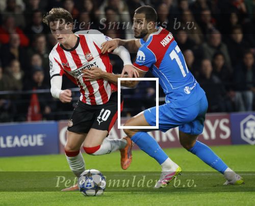 Eindhoven, 9 December 2025
PSV-Atletico Madrid, eindstand 2-3 CL
Championsleague
Paul Wanner met David Hancko