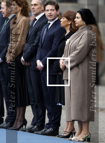 Amsterdam 11 december 2025
 Koning Willem-Alexander en koningin Maxima verwelkomende president van Finland Alexander Stubb met zijn echtgenote Suzanne Innes-Stubb op de Dam op de eerste dag van een tweedaags staatsbezoek aan Nederland. Thom van Campen
