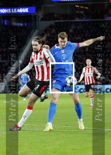 Eindhoven, 9 December 2025
PSV-Atletico Madrid, eindstand 2-3 CL
Championsleague
Yarek Gasiorowski met Alexander Sorloth