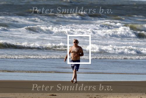 Bergen aan Zee 31 juli 2007
Youp van t Hek en zjn vrouw Debbie Petter op het strand.
Peter Smulders bv