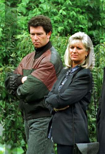 Anita Meijer met haar ex-man Ton 
1996