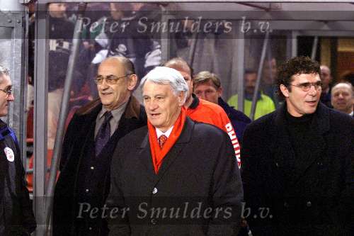 Bobby Robson samen met Wim v Hanegem met links op de foto Harry v Kemenade
2 februari 1999