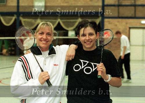 Eindhoven, 4 februari 1999
Links op de foto Erica v d Heuvel en rechts Lonneke Janssen