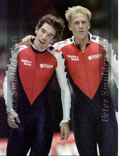 Gianni Romme samen met Rintje Ritsma 1998