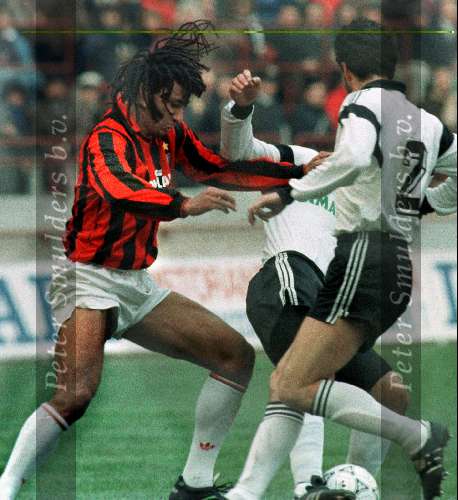 Ruud Gullit in aktie voor AC MIlaan
1992