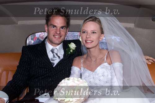 Monninekendam 28 december 1999
Trouwen Frank de Boer hier in de Rolls Royce samen met zij  bruid  nadat ze officieel getrouwd waren