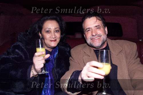Uitgeest 17 januari 2000
George Baker met zijn vrouw in de limousine