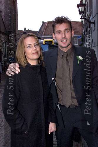 Monninekendam 28 december 1999
Trouwen Frank de Boer 
Ruud Hesp met vrouw