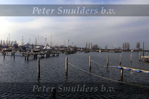 Huizen, 26 januari 2000
Huis van Ruud Lubbers 
Zijn uitzicht op de haven van Huizen