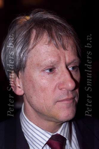Bussum 14 januari 2000
Omroepman van het jaar bij Jan Tabak.
Wolfesberger
