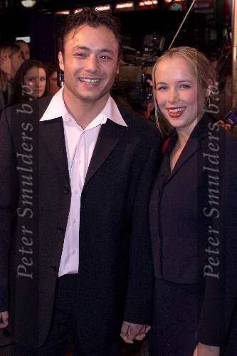 Amsterdam 29 januari 2001
Premiere nieuwe film Mel Gibson bij Pathe Arena.
BB Georgie en Kim BB