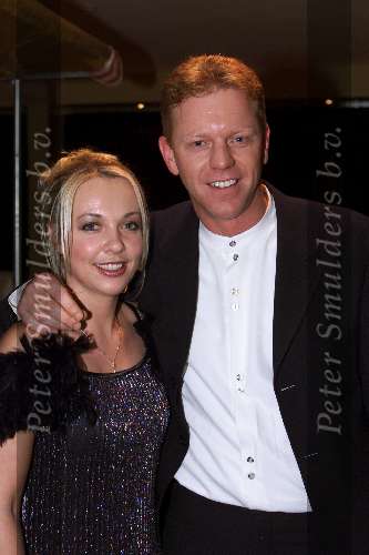 Nijkerk 1 januari 2001
Nieuwjaarsreceptie staatsloterijshow.
Desiree en Martin BB