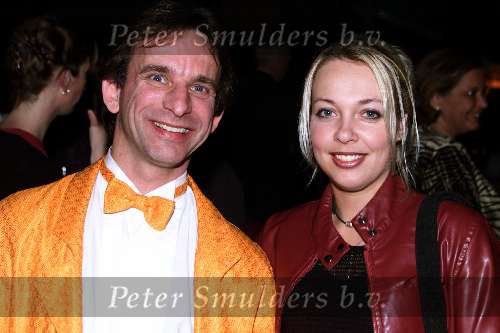 17 januari 2001
Nieuwjaars receptie Henk Geels bij Bobs Saloon.
Desiree van BB met Johan Vlemmix