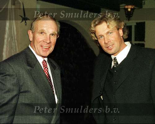 Hans Kraaij Jr. samen met zijn vader
Hans Kraaij Sr.