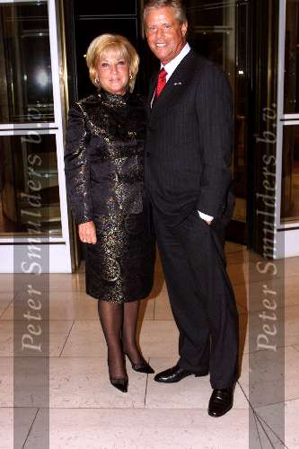 Amsterdam 15 september 2001
Modeshow Mart Visser in het Hilton.
Hans Kroon met vrouw
