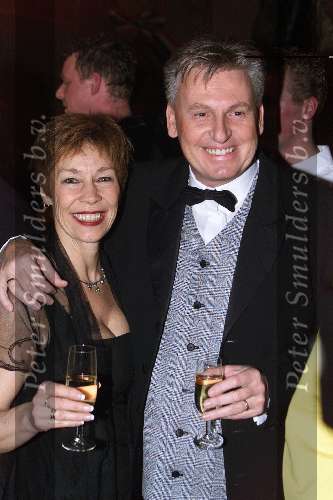 Uitgeest 17 januari 2001
Nieuwjaarsreceptie Henk Geels bij Bobs saloon.
Henny Huisman met vrouw