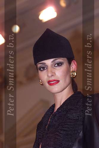 Amsterdam 10 september 2001
Modeshow van Frans Molenaar in het Amstel Hotel.
Irene v d Laar