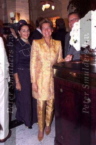 Amsterdam 10 september 2001
Modeshow van Frans Molenaar in het Amstel Hotel.
Janine v d Ende