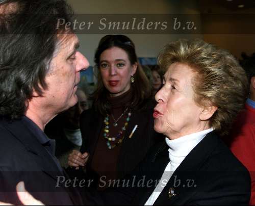 Amsterdam, 13 januari 2001
Uitreiking boek Jan Cremer
Jan Cremer met Jetty Pearl