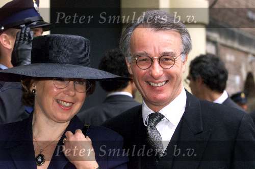 Den Haag 18 september 2001
Prinsjesdag 2001
Jozias v aartsen met vrouw