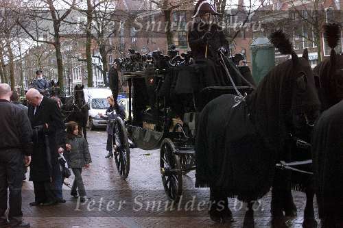 Begrafenis Rob v Wijk ( man van Alice Maywood )
5 januari 2001
Lijkkoets met paarden