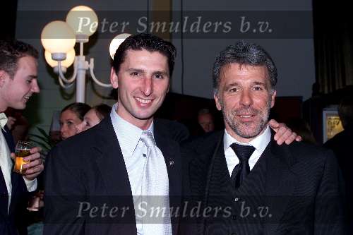 Veldhoven 28 januari 2001
VVCS Voetbalgala bij koningshof in Veldhoven.
Erik Gerets en Luc Nilis