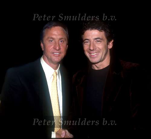 Johan Cruyff met Patrick Bruel