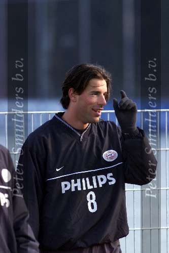 Eindhoven 17 januari 2001
1e training Ruud van Nistelrooy na zijn blessure.
