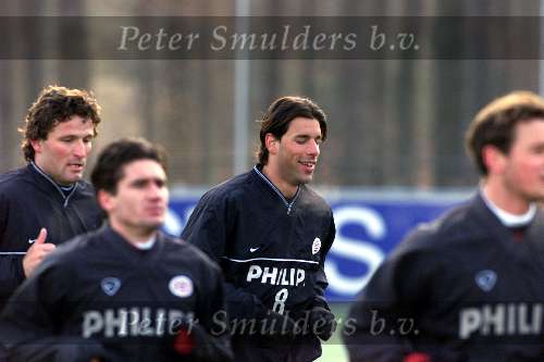 Eindhoven 17 januari 2001
1e training Ruud van Nistelrooy na zijn blessure.