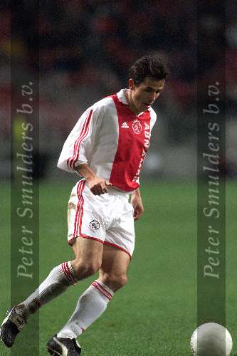 Amsterdam, 20 december 2000
Jubilleumwedstrijd tussen AJAX-Panathiakos
Tomas Galasek