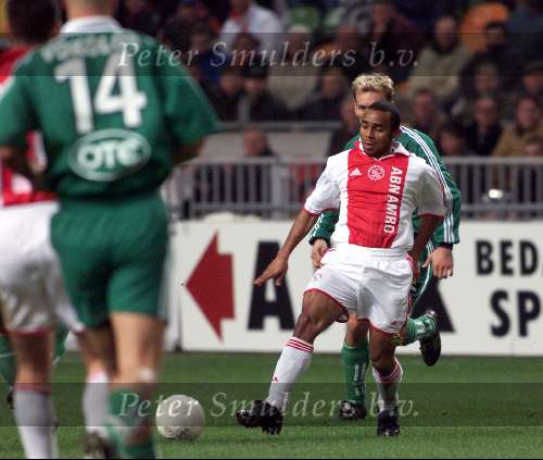 Amsterdam, 20 december 2000
Jubilleumwedstrijd tussen AJAX-Panathiakos
Wamberto