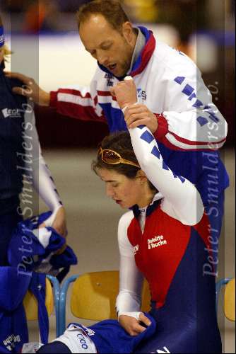 Heerenveen 22 december 2001

Skate  off wedstrijden voor Olympische spelen.
Gerard Kemkers en Andrea Nuyt

Peter Smulders bv