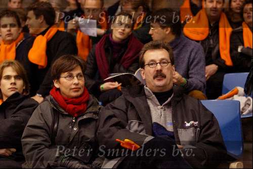 Heerenveen 22 december 2001

Skate  off wedstrijden voor Olympische spelen.
Hans Alders met vrouw

Peter Smulders bv