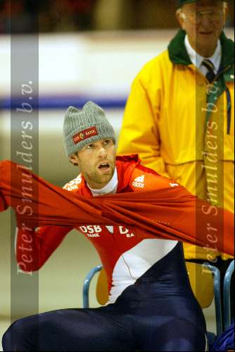Heerenveen 22 december 2001
Skate  off wedstrijden voor Olympische spelen.
Ids Postma
