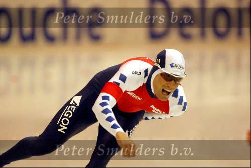 Heerenveen 22 december 2001
Skate  off wedstrijden voor Olympische spelen.
Jelmer Beulenkamp